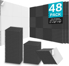Load image into Gallery viewer, Eco-Friendly Self-Adhesive Foam Panels for Professional Acoustic Treatment