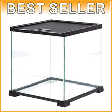 Load image into Gallery viewer, Interactive 8-Gallon Glass Terrarium for Geckos, Frogs, and Spiders - 12x12x12