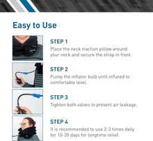 Load image into Gallery viewer, Cervical Traction Neck Brace with Inflator Bulb – Adjustable Support System