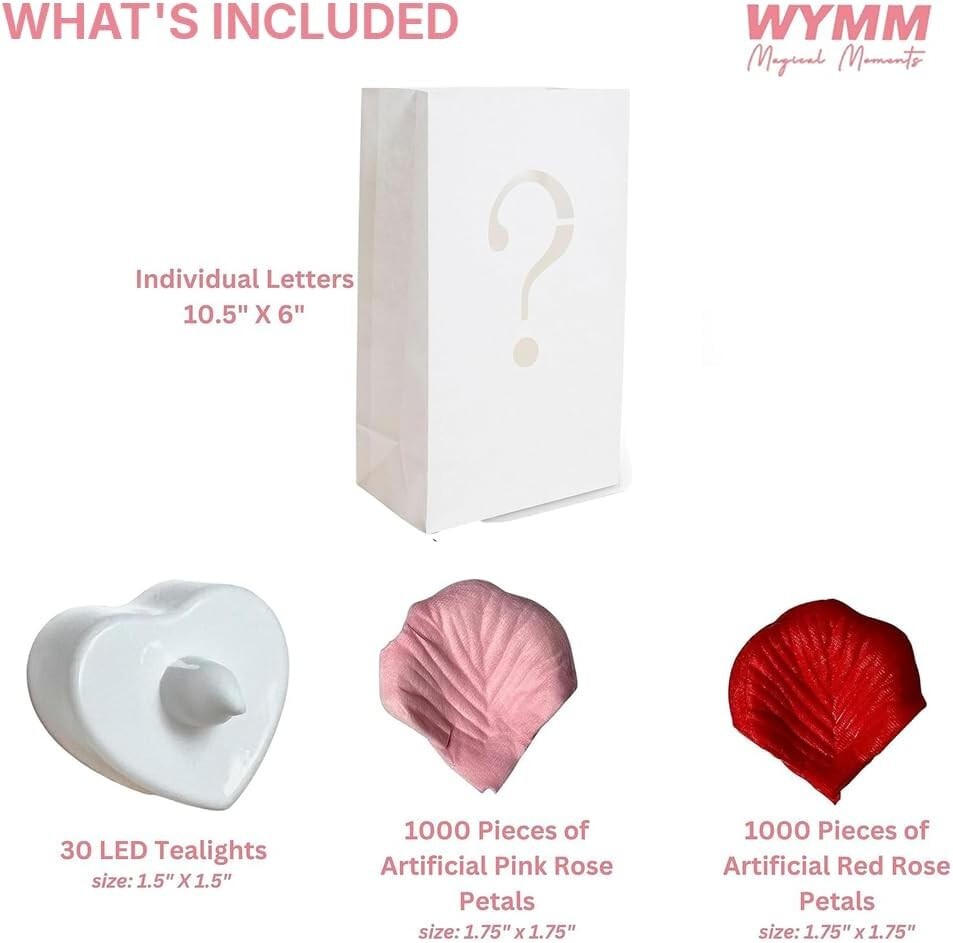 Unforgettable Congratulations Banner Set with Tealights & Decorative Rose Petals