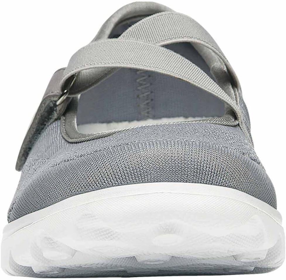 Breathable Women's Silver Travel Mary Jane Shoes - Perfect Fit for Explorers