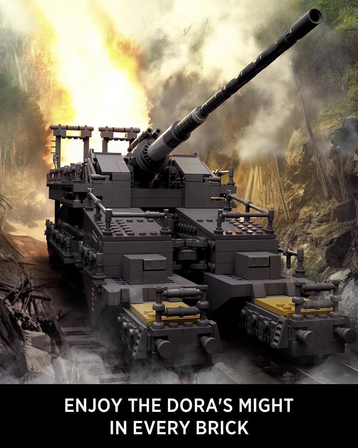 Dora WW2 Classic Model Kit - Engaging Military Building Experience for Adults