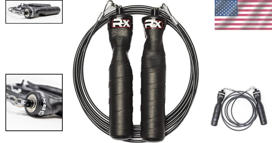 Premium Black Ops Jump Rope with Frictionless Rotation - Ideal for HIIT & Cardio