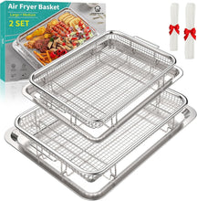 Load image into Gallery viewer, Versatile Non-Stick Oven Tray Set - Large &amp; Medium for Crispy, Healthy Meals