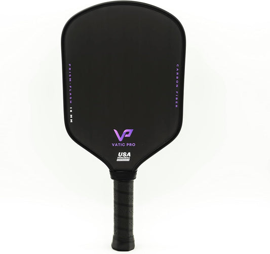 USAPA Approved 16.3'' Carbon Fiber Paddle with Shock Absorption - Ideal for All
