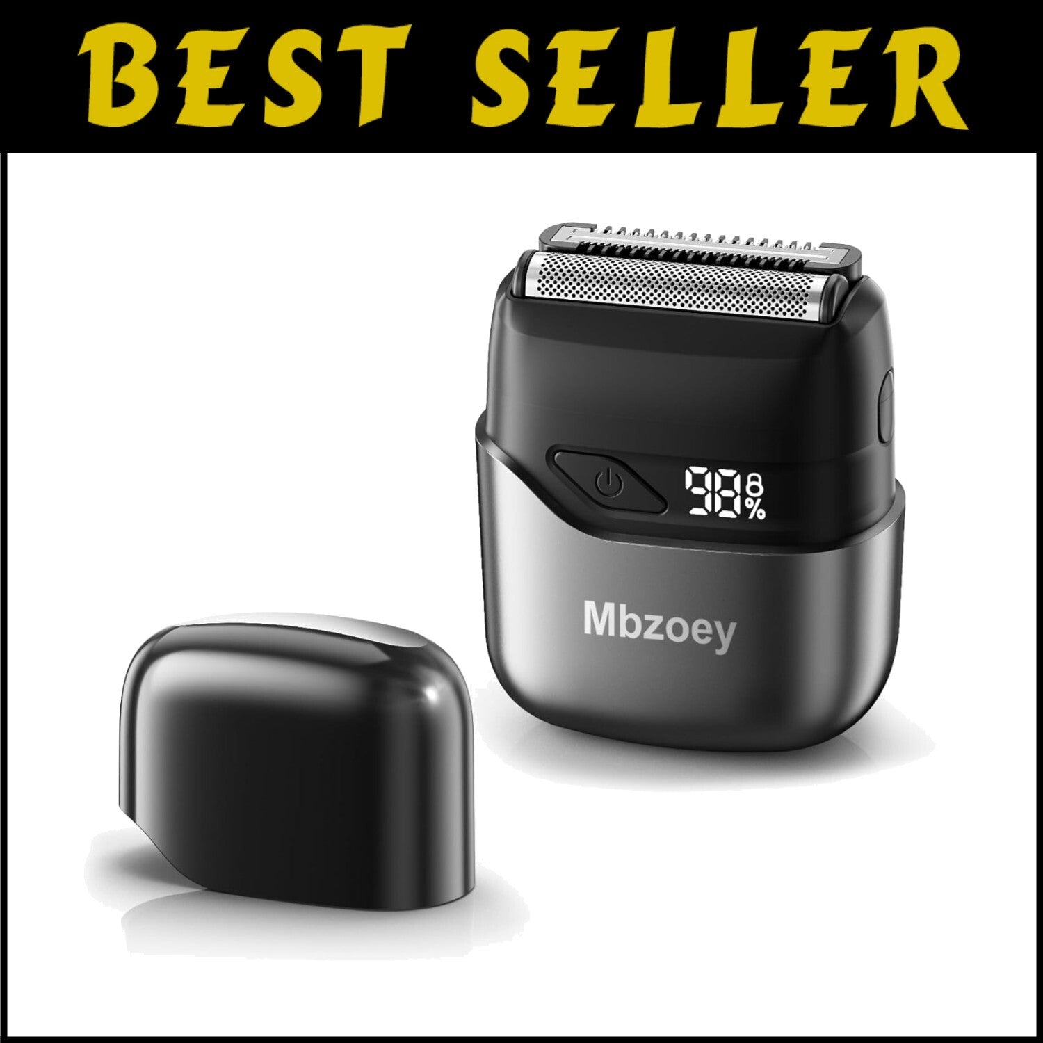 Men's Travel-Friendly Electric Foil Shaver with Smart Sensing Technology