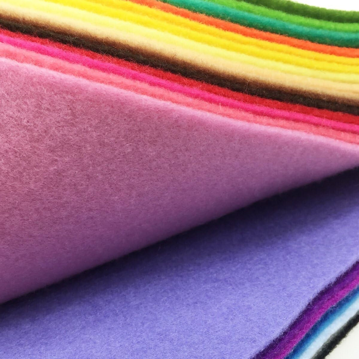 DIY Craft Heaven: 28 Colorful 17.8" Acrylic Felt Squares for Creative Projects