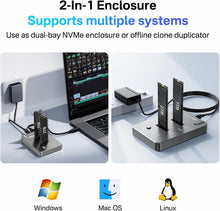 Load image into Gallery viewer, Portable ACASIS M.2 Duplicator - 8TB SSD Cloner with Super Speed Data Transfer