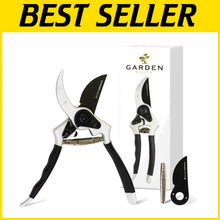 Load image into Gallery viewer, Lifetime Guarantee Bypass Pruning Shears - Ergonomic, Japanese Steel &amp; Teflon...