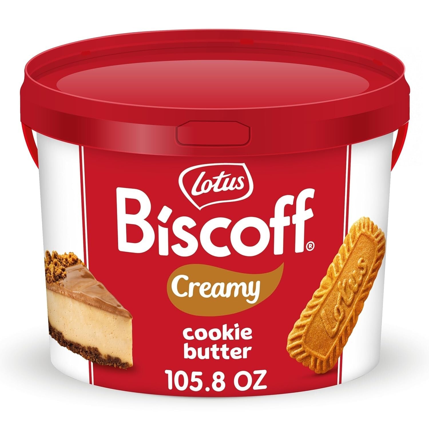 Delicious Cookie Butter Spread - Vegan, Non-GMO - 3KG Pail for Family Enjoyment