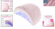 Load image into Gallery viewer, Professional Gel Nail Dryer with Auto Sensor &amp; Removable Base, Stylish Baby Pink