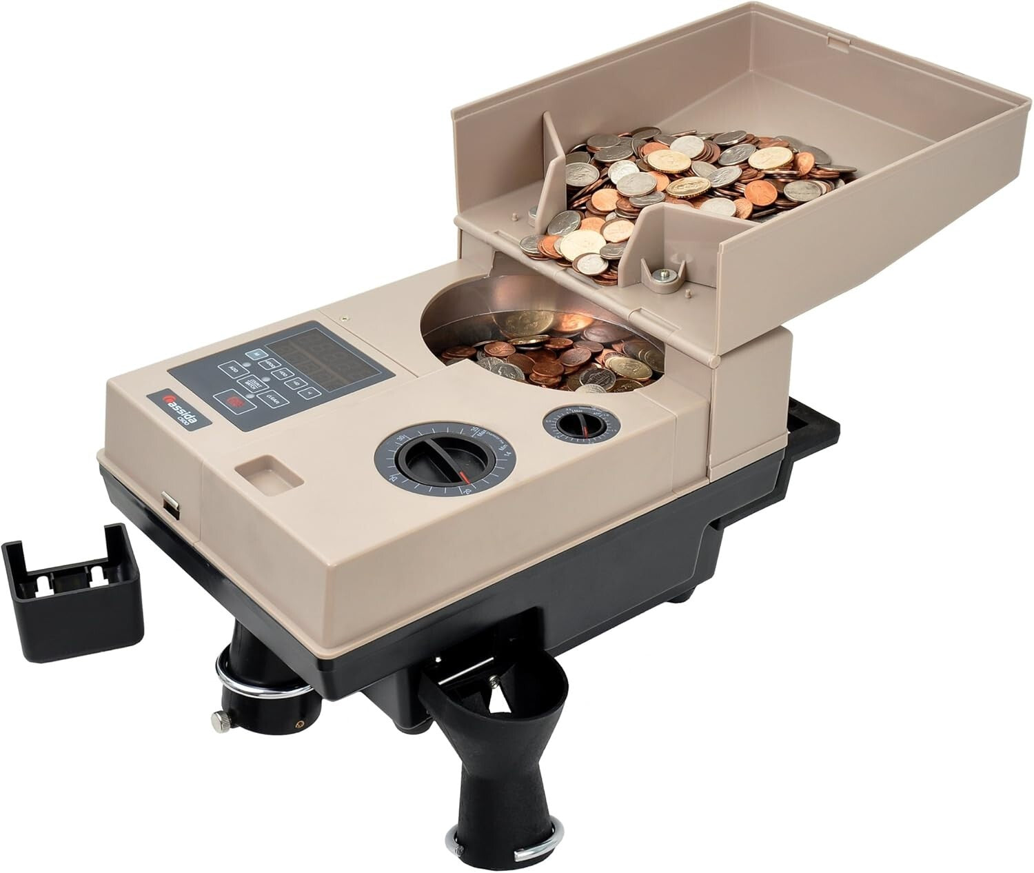 Efficient Coin Counting Machine with Single-Denomination Off-Sorting Feature