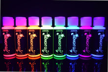 Load image into Gallery viewer, Vibrant UV Reactive Acrylic Paint Set – 8 Non-Toxic Colors for Safe Creativity