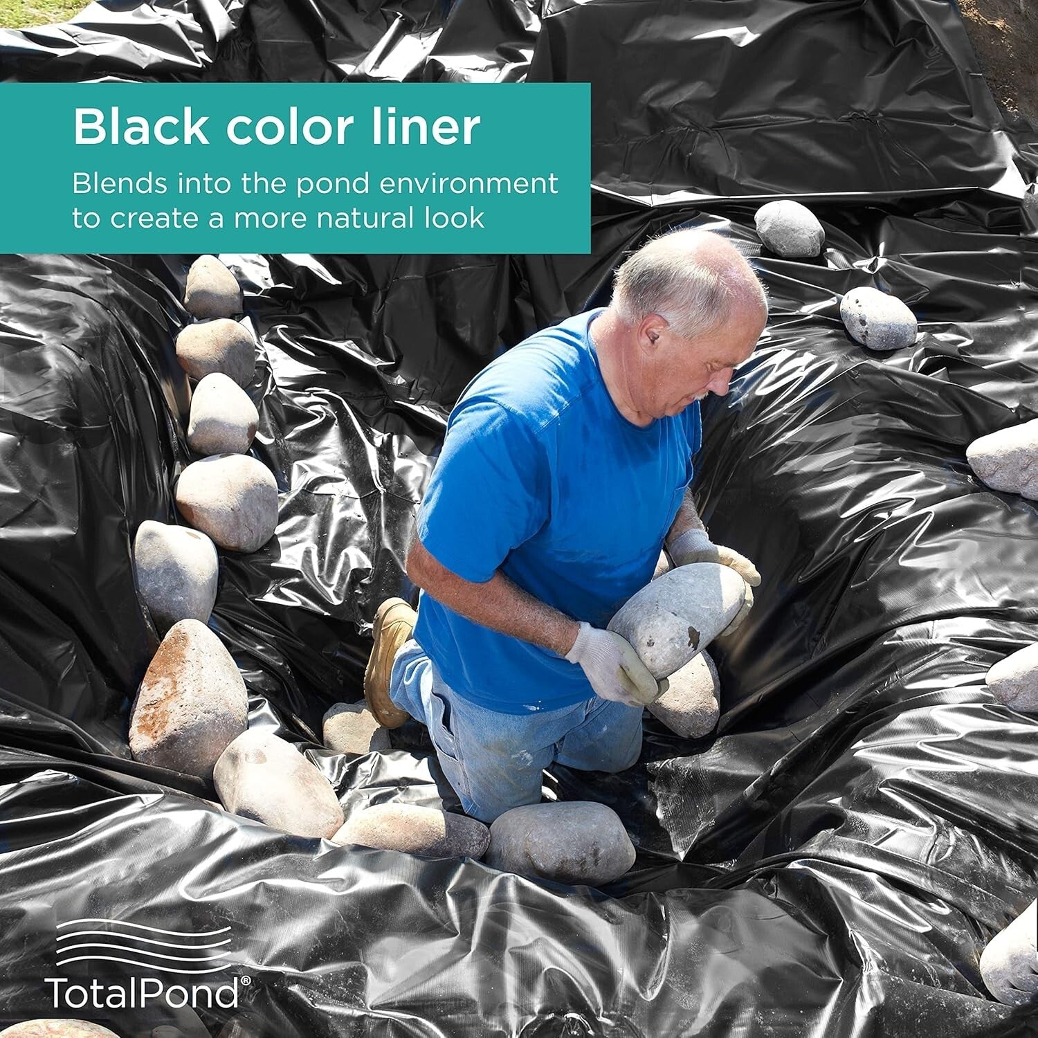 Premium 13x20 ft. PVC Pond Liner - Durable, UV-Resistant & Easy to Install