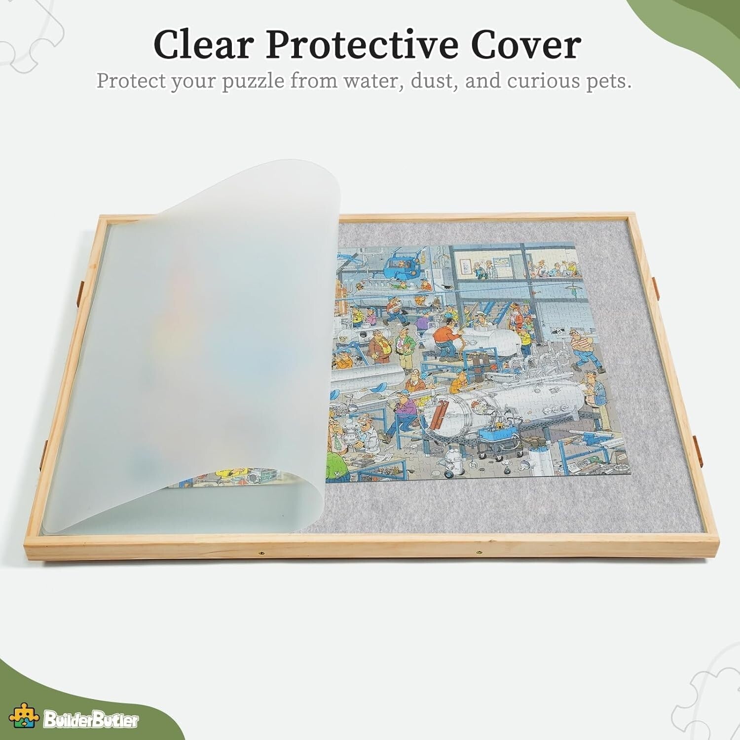 Innovative Tilting Rotating Puzzle Table - Space-Saving & Eco-Friendly Design