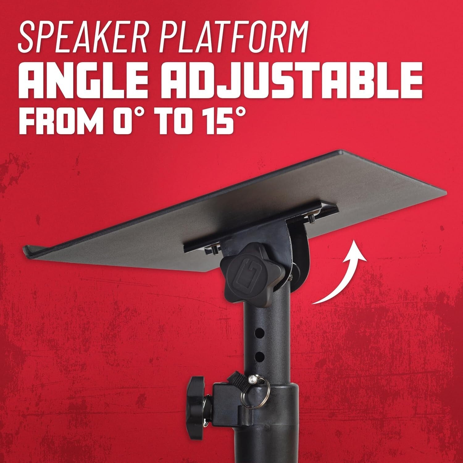Adjustable Clamp-On Studio Monitor Stands - Elevate Your Audio Experience