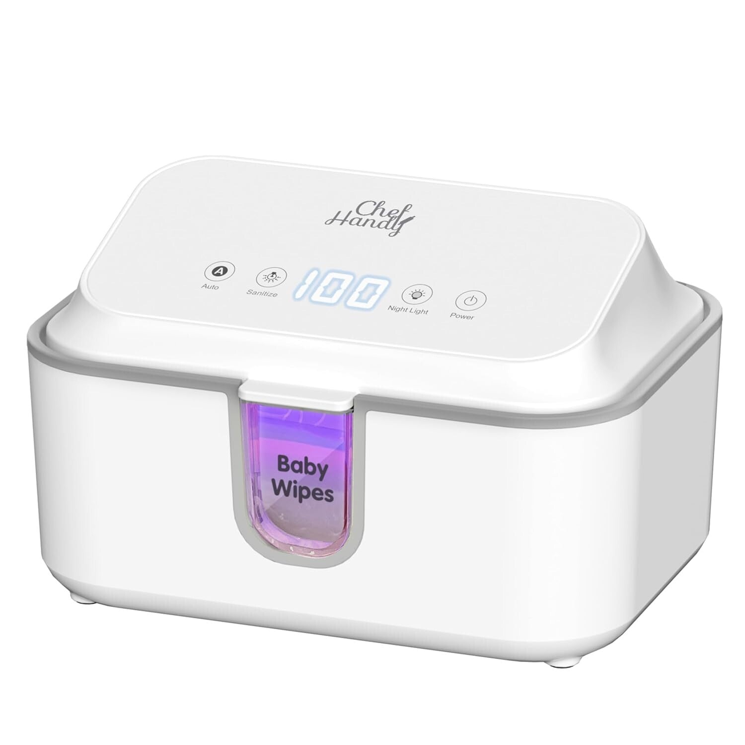 Moisture-Preserving Wipe Warmer with Adjustable Temperature & Quiet Night Light