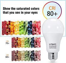 Load image into Gallery viewer, Bright 1600 Lumen Daylight LED Bulbs, 20,000 Hours Lifetime, E26 Base – 12 Pack