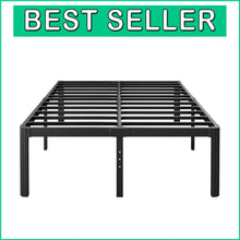 Load image into Gallery viewer, Full Size Metal Bed Frame - 18" High, Easy Assembly, No Box Spring Required