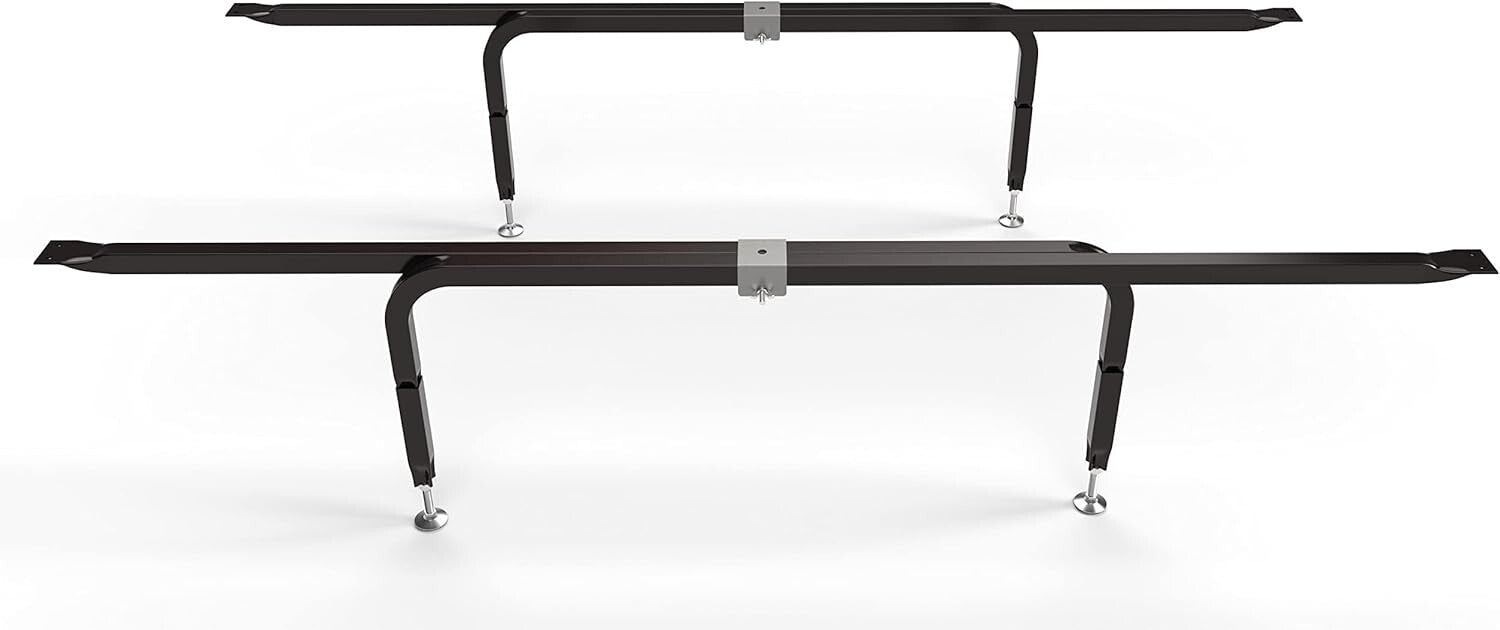 Durable Adjustable Bed Slats with 4 Legs - Stabilizes and Supports All Beds