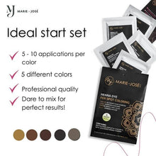 Load image into Gallery viewer, Transform Your Look with Our Premier Henna Dye Set - 6 Weeks of Stunning Color
