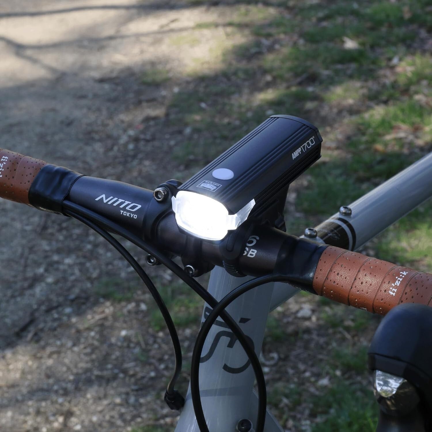 AMPP 1700 Lumen USB Rechargeable Bike Light - Waterproof Headlight for Cyclists