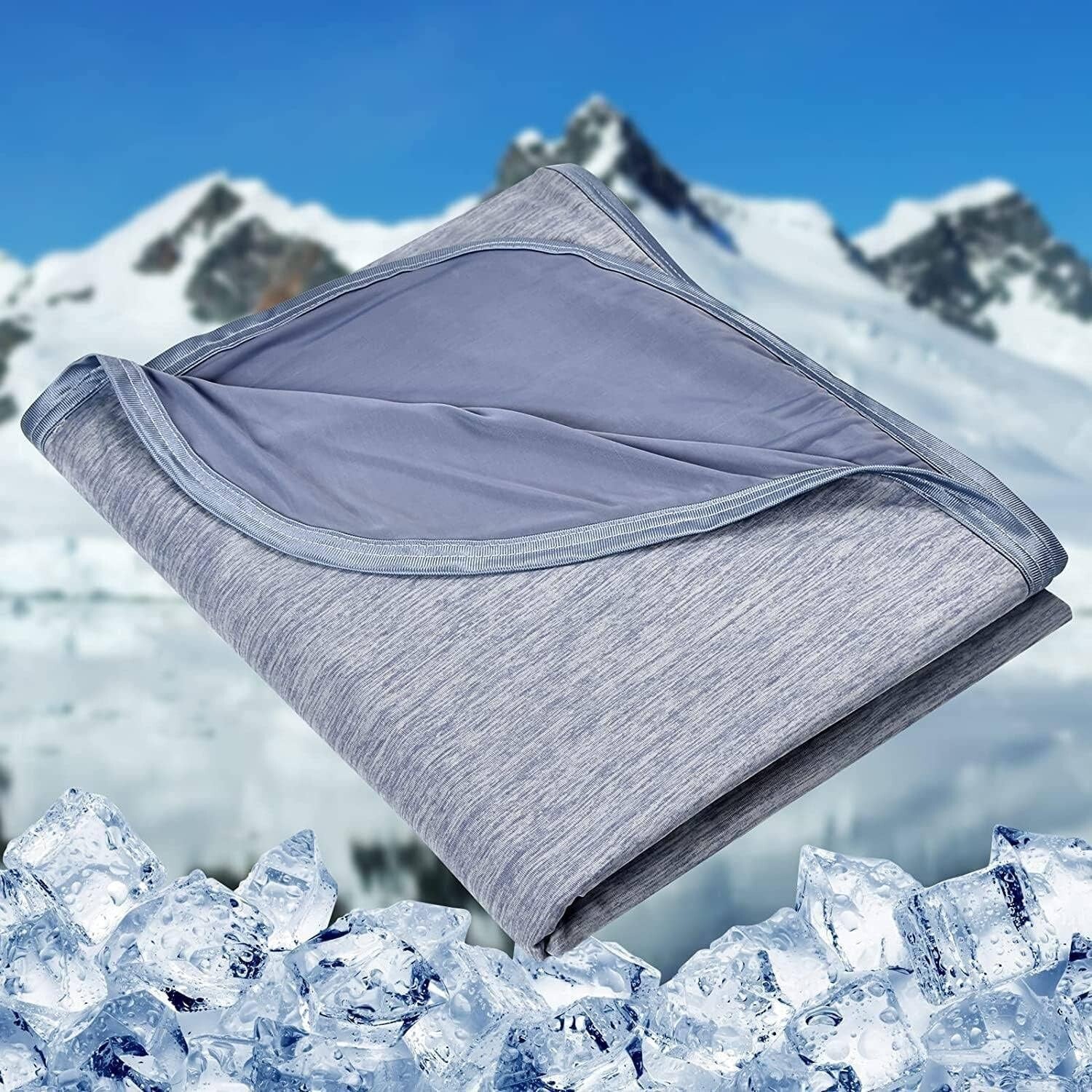 Double-Sided Lightweight Cooling Blanket - Breathable for Hot Summer Nights