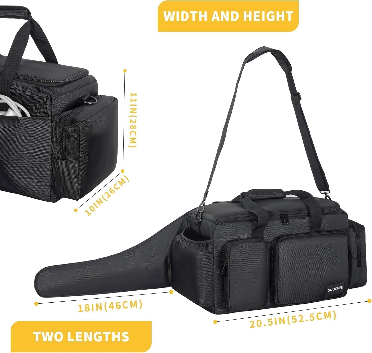 Premium Waterproof Chainsaw Case - Compatible with Dewalt, Greenworks, EGO Users