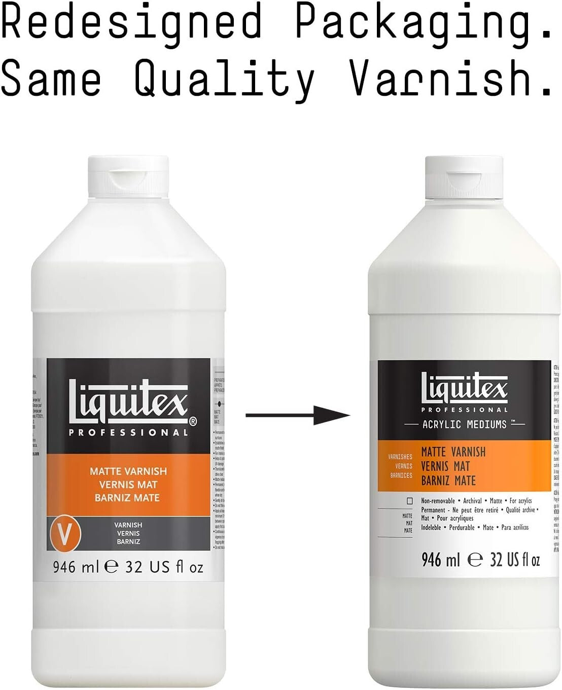 946ml Acrylic Matte Varnish - Water-Resistant & UV Resistant Protective Finish