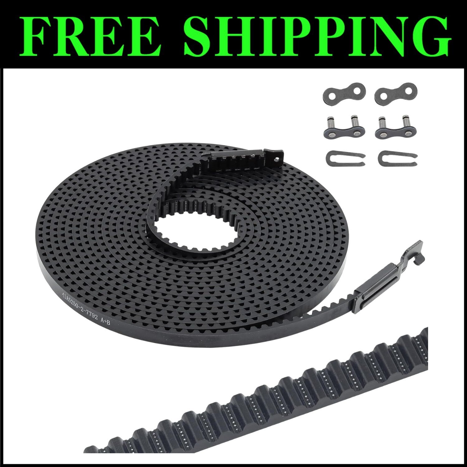 Premium 308-Inch Garage Door Opener Belt for Quiet Liftmaster/Chamberlain Use