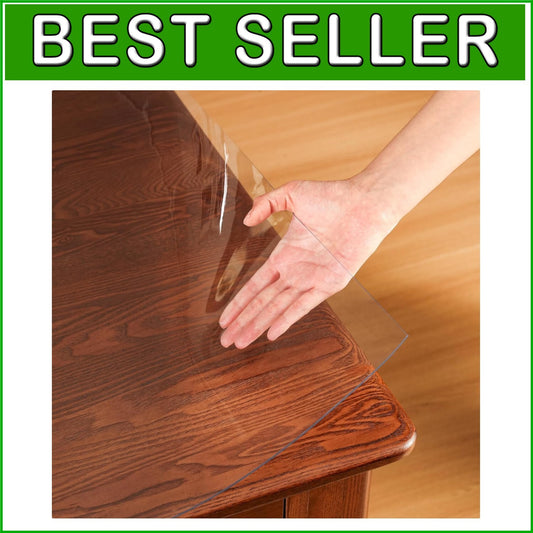 Durable 2.0mm Clear Table Protector - Waterproof & Scratch-Resistant (42 x 72'')
