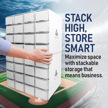 Load image into Gallery viewer, Card House Storage Boxes for Collectors – Durable, Stackable, Easy Access 12.25”