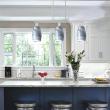 Load image into Gallery viewer, Handblown Oval Art Glass Shade - Elegant Replacement for Mini Pendant Fixtures
