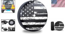 Load image into Gallery viewer, Leather Spare Tire Cover with Camera Hole - Fits 31-34 Inch Tires for Jeep JL