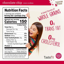 Load image into Gallery viewer, Gluten-Free Chocolate Chip Mini Cookies, 30 Pack - Perfect School Snacks