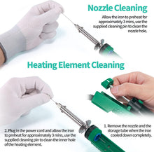 Load image into Gallery viewer, Solder Removal Pump &amp; Electric Iron with Multi-Size Nozzles for Efficient Repair