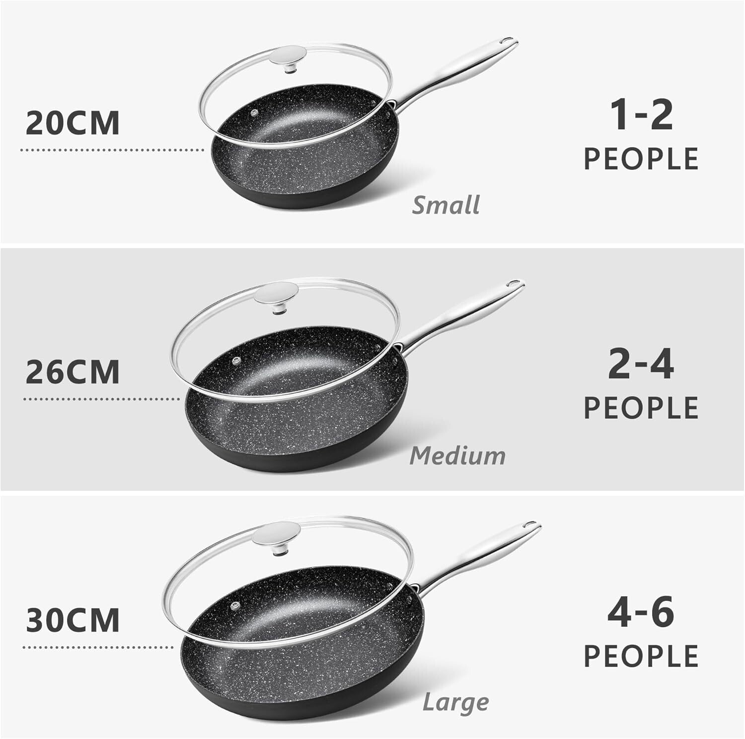 Effortless Cooking with 10-Inch Nonstick Frying Pan and Vented Lid - PFOA Free