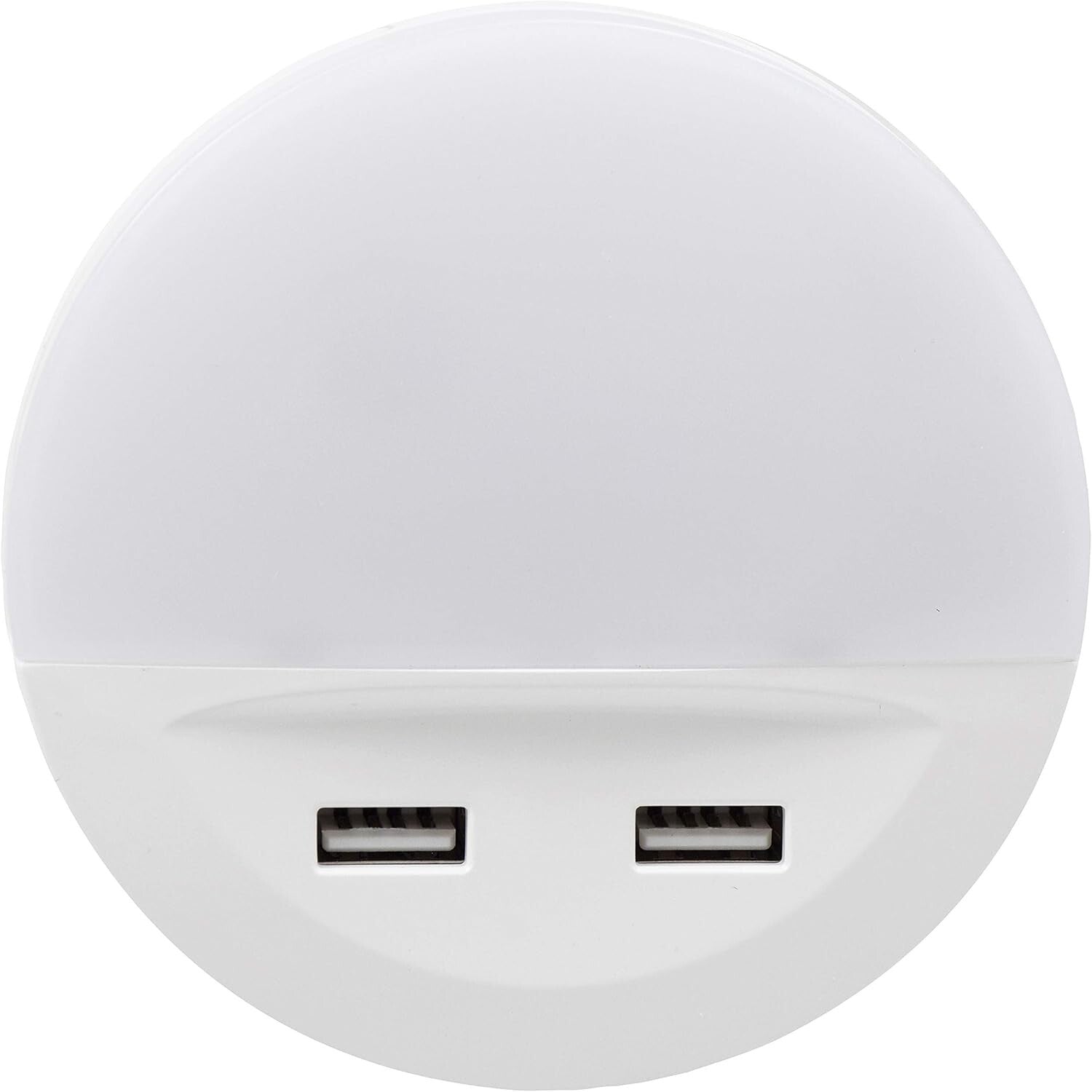 Sylvania LED Night Light 3-Pack: Dusk to Dawn with Dual USB Ports, Warm White