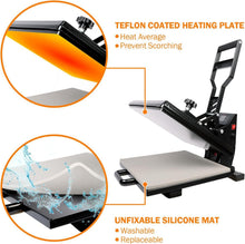 Load image into Gallery viewer, Powerful 1400W Digital Heat Press with Teflon Coated Plate for Custom Projects
