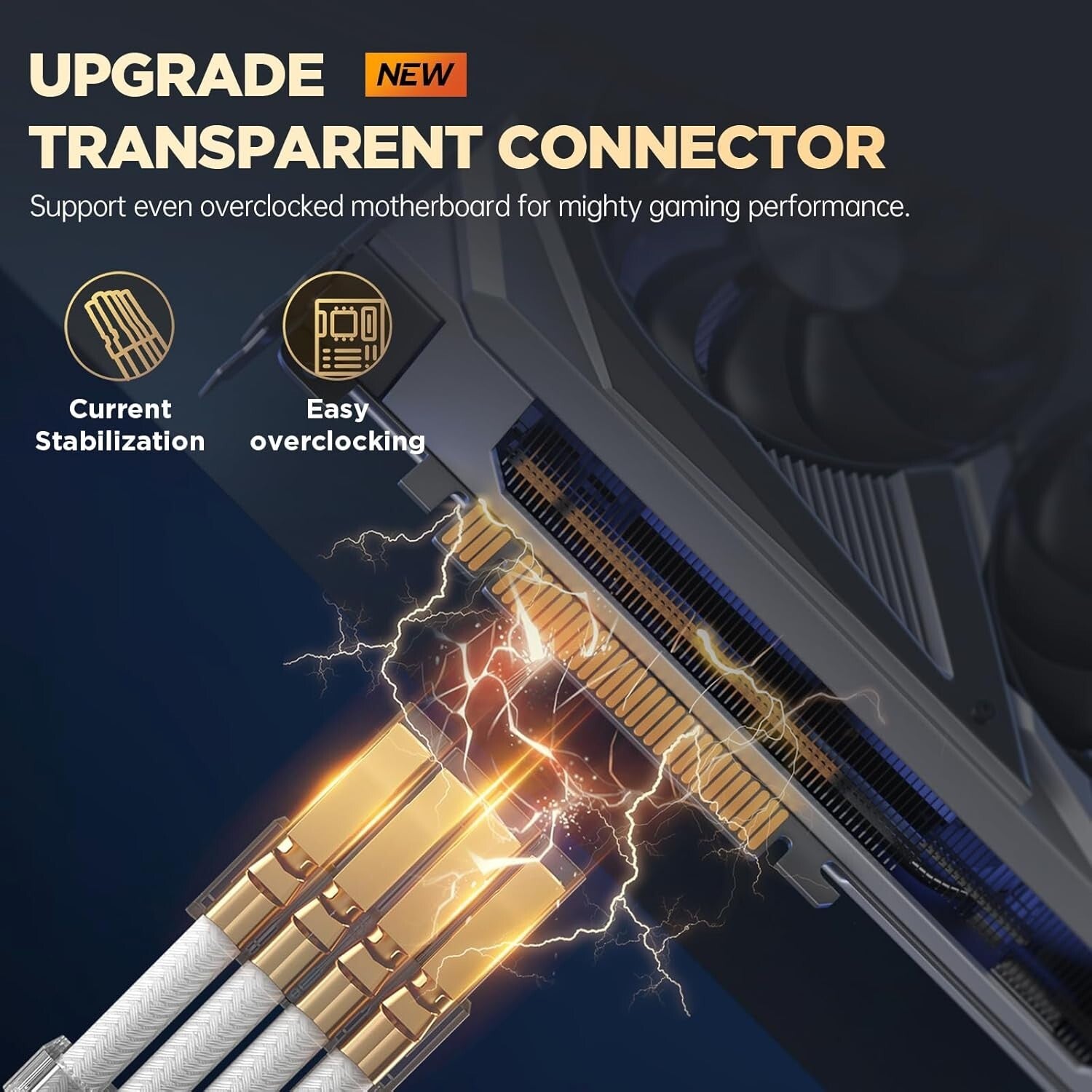 High-Current 30CM PSU Extension Cable Set with Elegant White Design and Combs