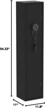 Load image into Gallery viewer, Secure 3-5 Gun Cabinet with Adjustable Racks - Quick Access for Home Protection