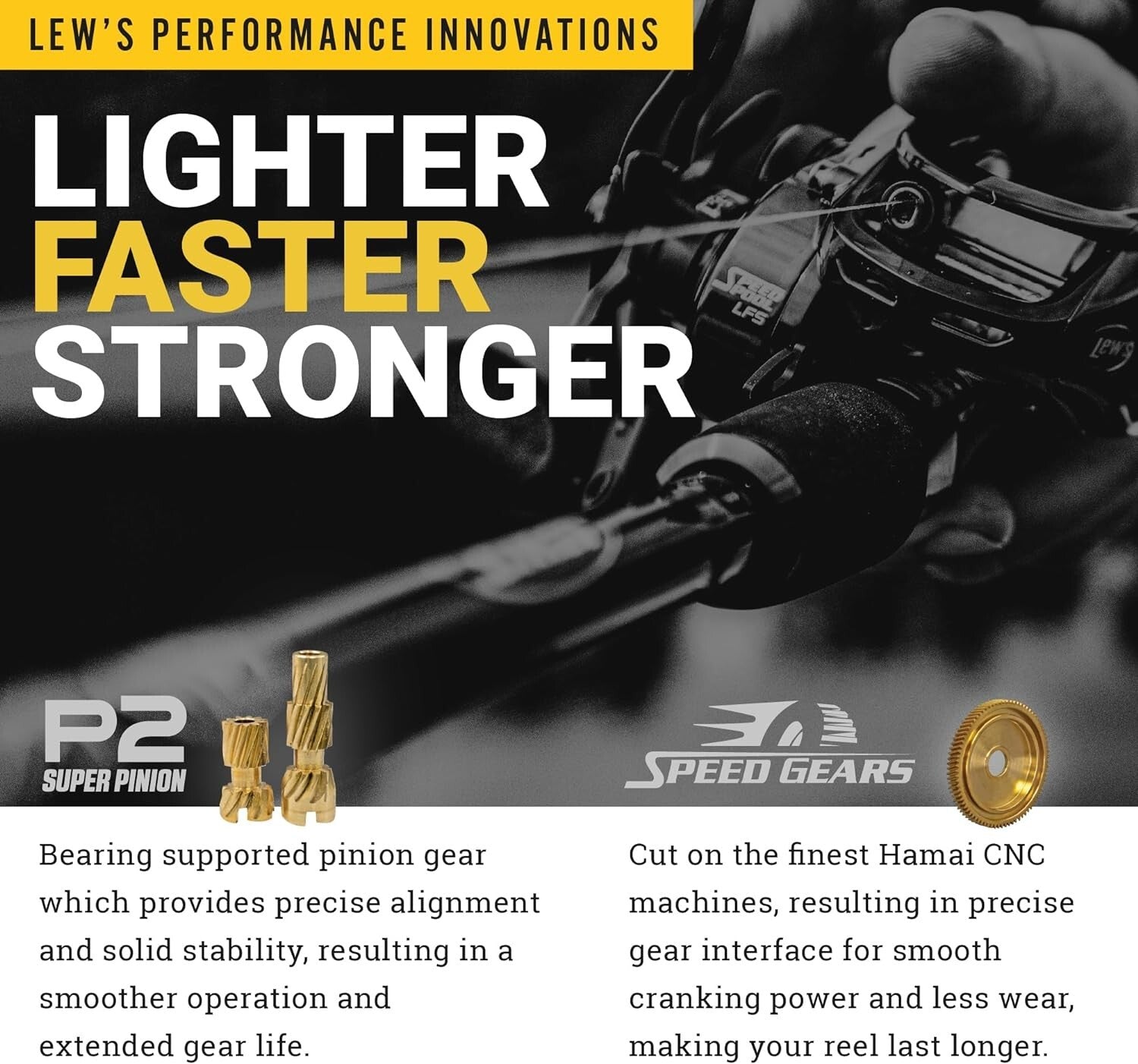 Anodized Speed Spool LFS Baitcast Reel - Durable Multi-Color Design - Right Hand