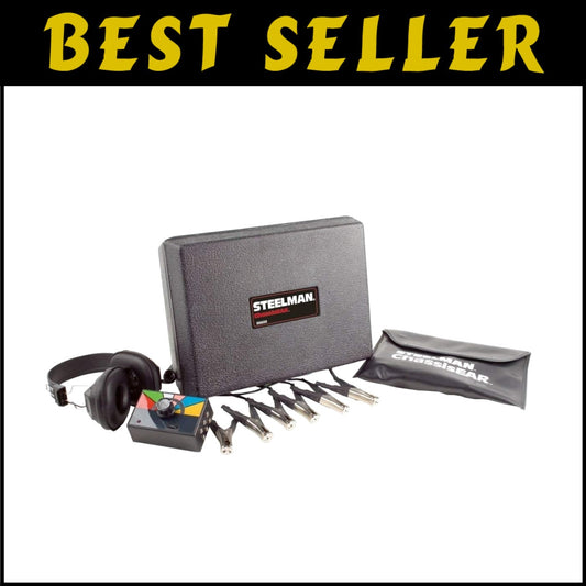 Versatile Automotive Noise Locator with Color-Coded Microphones & Headphones