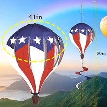 Load image into Gallery viewer, Durable 59-Inch Hot Air Balloon Wind Spinners - Perfect for Yard Celebrations