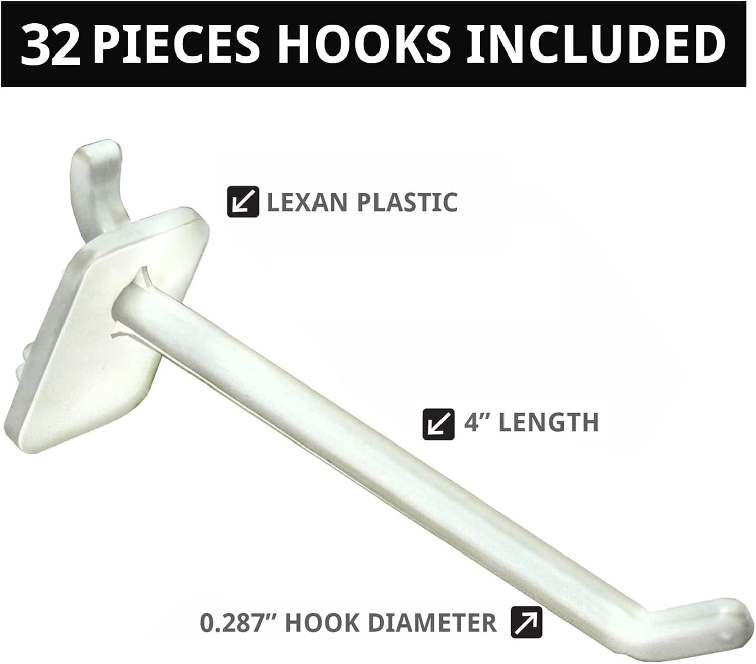 14" Rotating Countertop Display with 32 Hooks - Perfect for Retail Merchandising