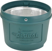 Load image into Gallery viewer, Sleek Green 11" Diameter Outdoor Cigarette Receptacle with Restrictive Opening