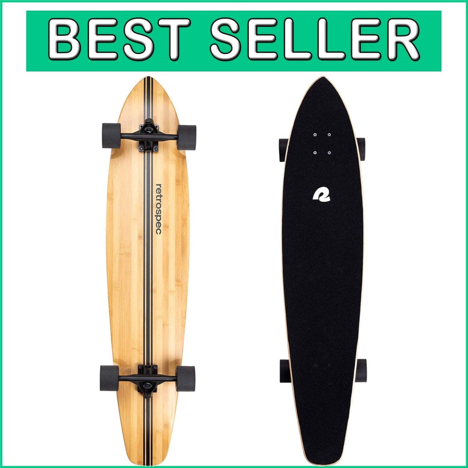 Zed 44-Inch Cruiser Longboard with 85A PU Wheels - Ideal for All Skill Levels