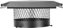 Load image into Gallery viewer, Elegant Black Chimney Cap - 12" Round for Masonry; 7-Year Limited Warranty