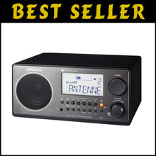 Load image into Gallery viewer, Classic AM/FM Tabletop Wooden Radio with Enhanced Bass &amp; Remote Features