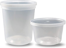 Load image into Gallery viewer, 60 Sets BPA-Free Leakproof Deli Containers - Clear, Microwave &amp; Freezer Safe